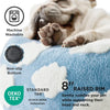 Jacquard Donut Dog Bed