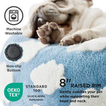 Jacquard Donut Dog Bed